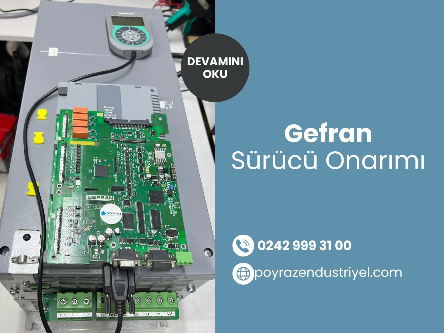 Gefran Sürücü Onarımı